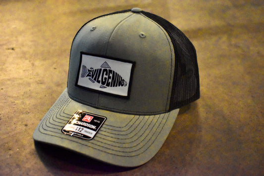 Olive and Black Trucker Hat