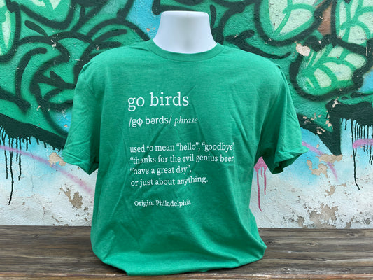 Go Birds Definition T-Shirt - Kelly Green